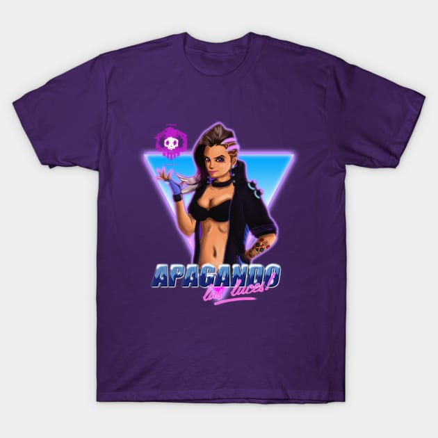 NEONWAVE SOMBRA colored T-Shirt by Nidavellir